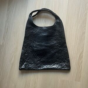 Genuine leather shoulder tote bag - ANITA BILARDI